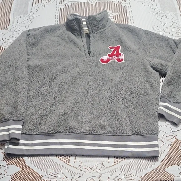 Alabama Gray Fleece Quarter-Zip Pullover - Picture 3 of 13